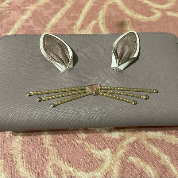 Kate Spade Handbags - Kate Spade Rabbit Neda Leather Long Wallet